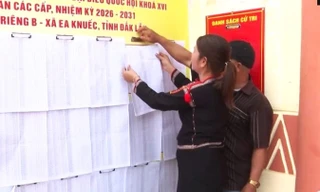 Đồng bào dân tộc, giáo dân Đắk Lắk gửi trọn niềm tin vào lá phiếu bầu