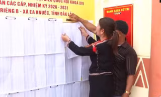 Đồng bào dân tộc, giáo dân Đắk Lắk gửi trọn niềm tin vào lá phiếu bầu