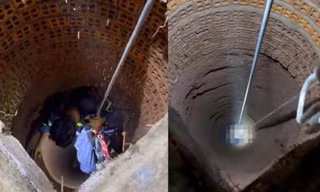 Phá cửa tìm người đàn ông mất liên lạc, bất ngờ phát hiện dưới giếng sâu 30m