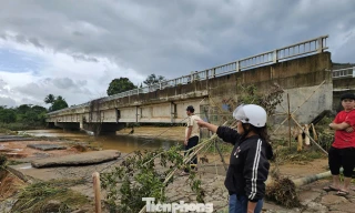 Tiếp cận được 8 người mắc kẹt trong rẫy, nhiều khu vực ở Đắk Lắk vẫn nguy cơ ngập lũ