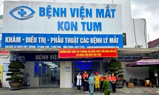 Bệnh viện Mắt Kon Tum diễn tập chữa cháy, cứu bệnh nhân