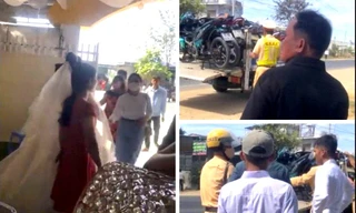 Công an thông tin về việc xử lý xe máy vi phạm tại đám cưới ở Gia Lai