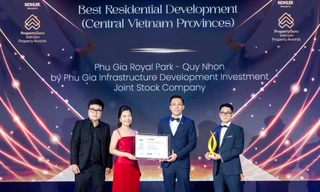 Phú Gia Royal Park Quy Nhơn nhận giải PropertyGuru Vietnam Property Awards 2025