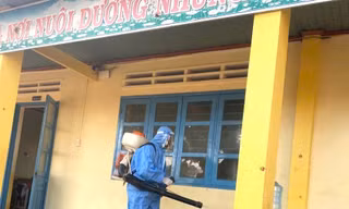 9 học sinh một trường tiểu học ở Đắk Lắk mắc quai bị