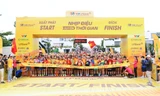 300 chiếc xe đạp tiếp sức học sinh nghèo tỉnh Phú Thọ thông qua Giải Marathon Quốc tế VTV LPBank 2025