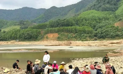 Hai học sinh lớp 3 đuối nước thương tâm trên sông Đakrông 