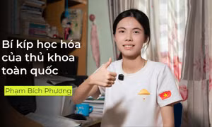 Thủ khoa toàn quốc Phạm Bích Phương chia sẻ 'bí kíp' học giỏi hoá bằng cách tự giảng bài cho chính mình