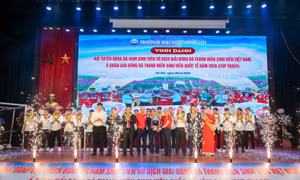 Trường Đại học Thuỷ lợi vinh danh 'nhà vô địch tuyệt đối' của bóng đá sinh viên Việt Nam 2026