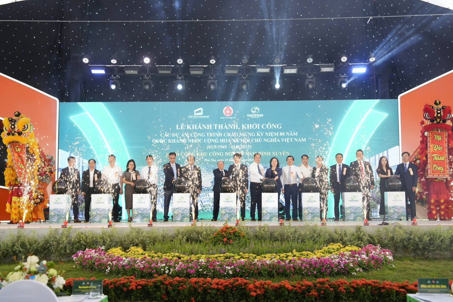 Khởi công khu công nghiệp xanh, thông minh 2.200 tỷ đồng Nam Bình Xuyên Green Park