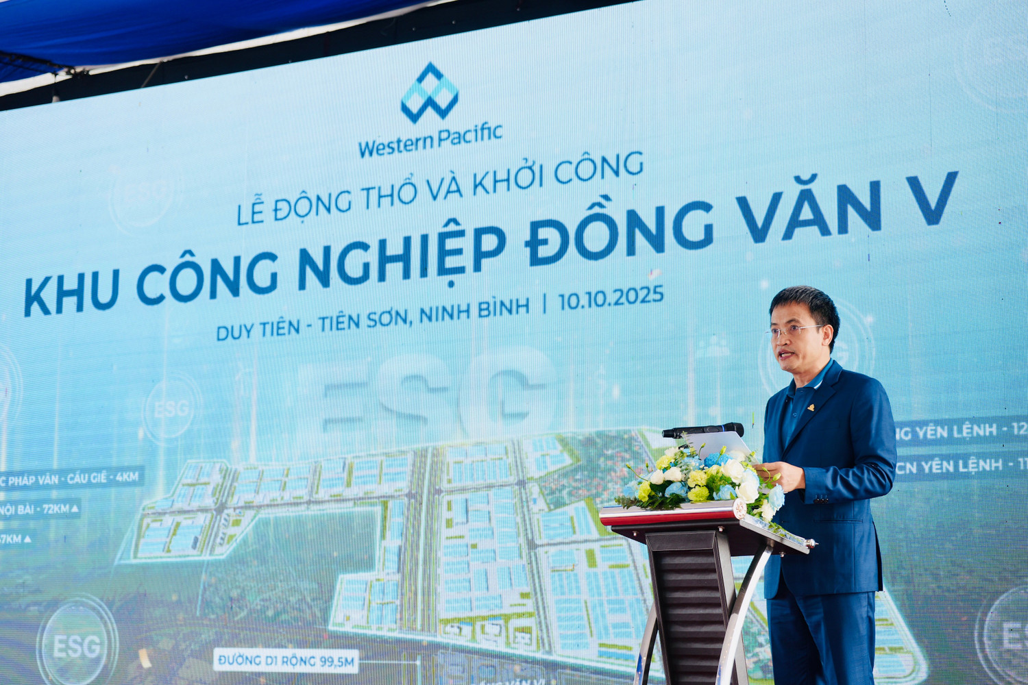 Khởi công khu công nghiệp Đồng Văn Văn V, tổng mức đầu tư trên 2.900 tỷ đồng