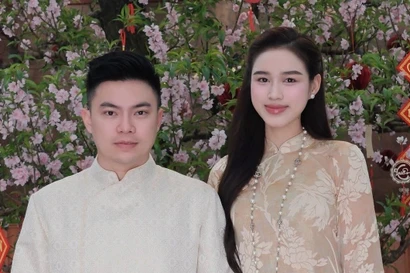 Đường đua áo dài Tết