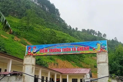 Điểm trường thôn Tà Ghênh, trường Mầm non Họa Mi.