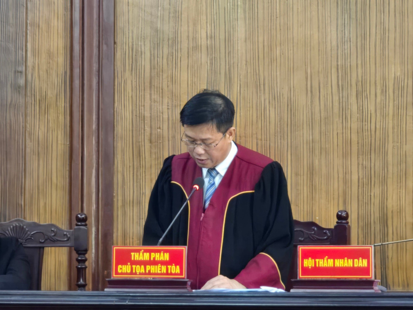 Thẩm phán Ngô Ngọc Thắng - Chủ tọa phiên tòa. thang.jpg