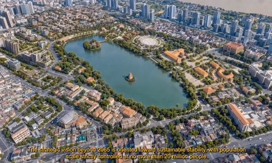 Video giới thiệu toàn cảnh Quy hoạch Thủ đô Hà Nội tầm nhìn 100 năm