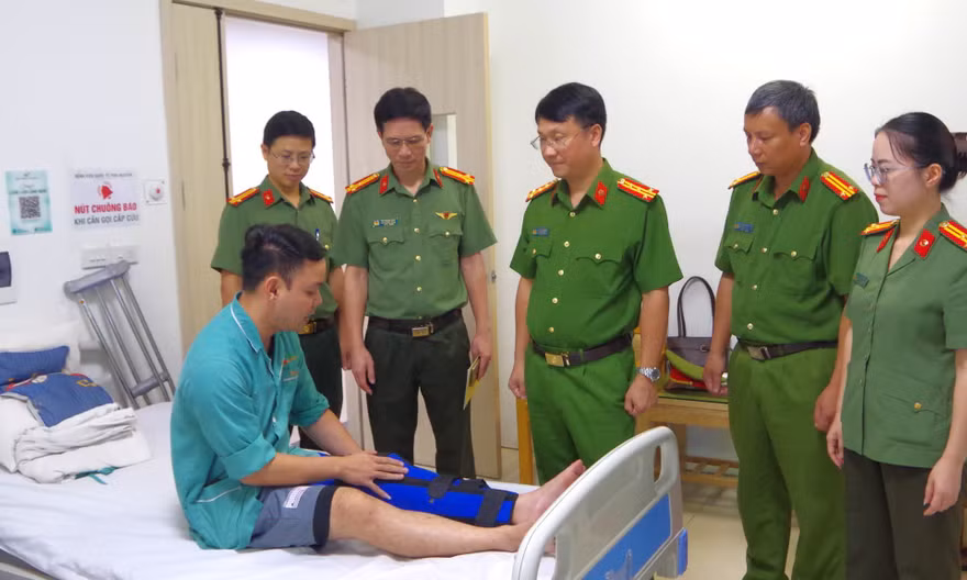 Truy bắt tội phạm ma túy, một chiến sĩ công an bị thương nặng