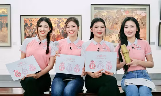 Thí sinh Hoa hậu Việt Nam 2026 hào hứng giải mã thử thách tại show thực tế