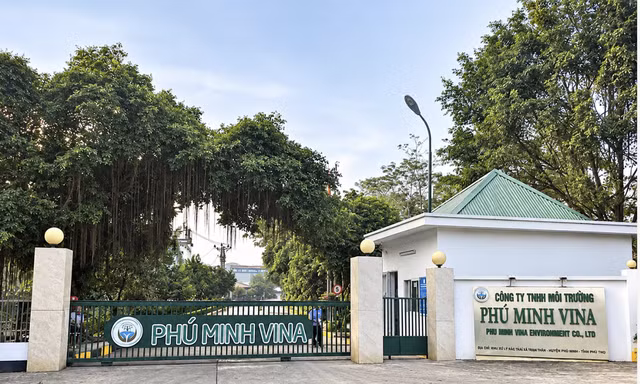 Công ty Phú Minh Vina chở hơn 12.000 tấn chất thải đi đổ trái phép ở Hà Nội và Phú Thọ