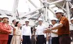 Chủ tịch FIFA thăm sân vận động 60.000 chỗ ngồi của PVF