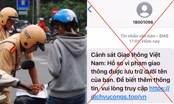 Cảnh báo thủ đoạn lừa đảo nộp phạt vi phạm giao thông qua Cổng Dịch vụ công Quốc gia