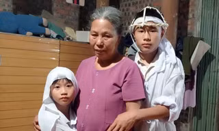  Hai đứa trẻ mồ côi cha mẹ sau vụ lật thuyền thương tâm ở Tuyên Quang