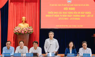 TPHCM triển khai nhiều hoạt động 'Đền ơn, đáp nghĩa' nhân dịp kỷ niệm 27/7