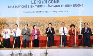 Khởi công nhà máy chế biến thực phẩm sạch trên 6.000 tỷ đồng tại KCN Sóng Thần 3