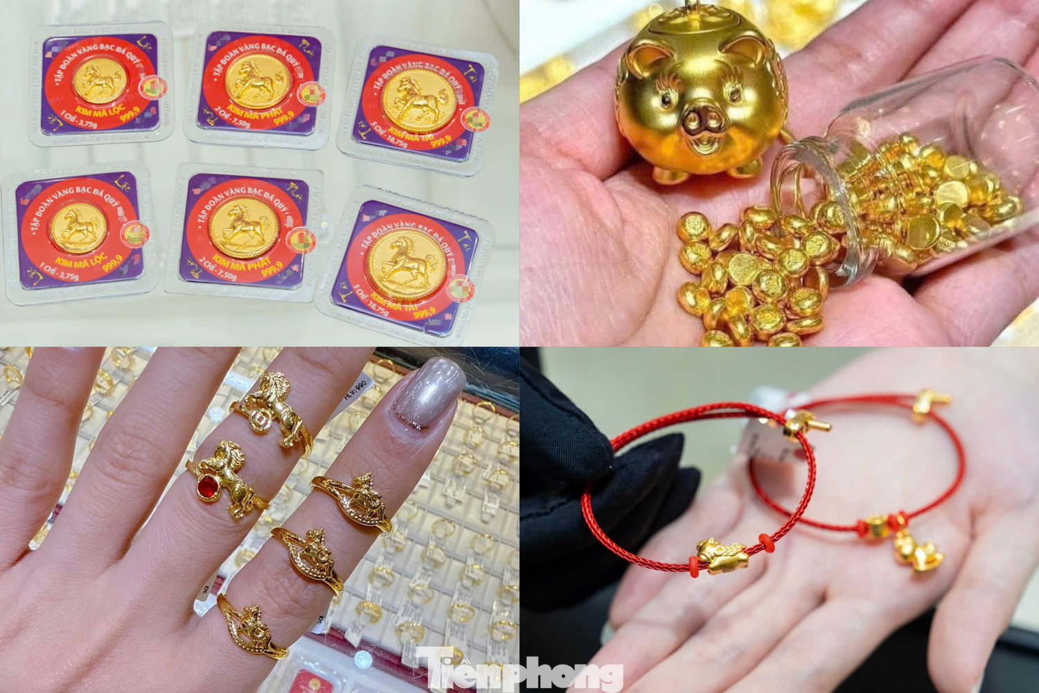 Vàng mini, vàng hạt đậu gây sốt ngày Vía Thần tài