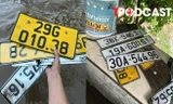NÓNG 28/8: Người dân nháo nhác tìm biển số xe bị 'rụng' sau đợt mưa ngập ở Hà Nội