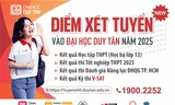 ĐIỂM XÉT TUYỂN VÀO ĐẠI HỌC DUY TÂN ĐỢT 1 NĂM 2025 Mã trường: DDT