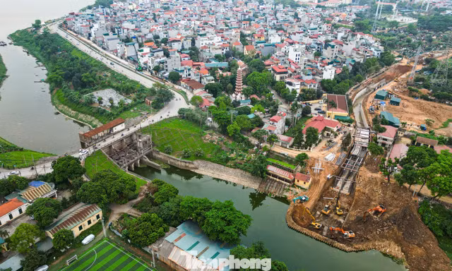 Kênh Thụy Phương tăng tốc cán mốc 70%, sẵn sàng 'tiếp nước' cho sông Tô Lịch