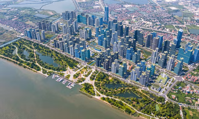 Hà Nội khởi công khu đô thị đa mục tiêu đầu tiên ven sông Hồng rộng gần 170 ha