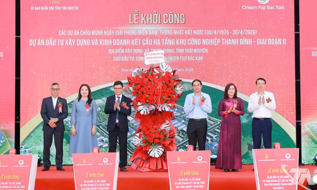 Thái Nguyên: Khởi công 10 dự án có tổng mức đầu tư gần 8.500 tỷ đồng