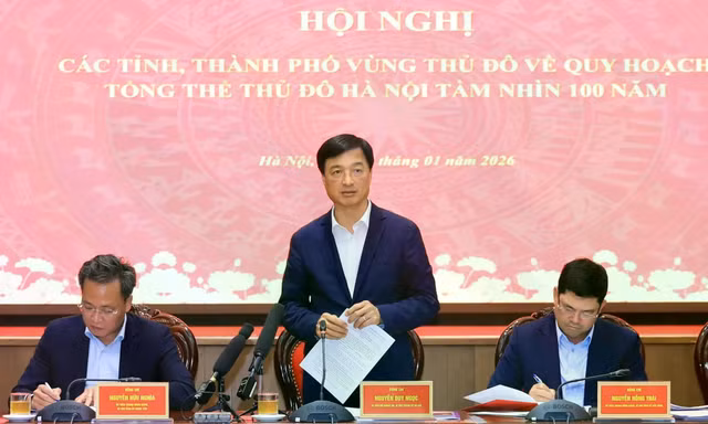 Hà Nội họp với các tỉnh về quy hoạch Thủ đô Hà Nội tầm nhìn 100 năm