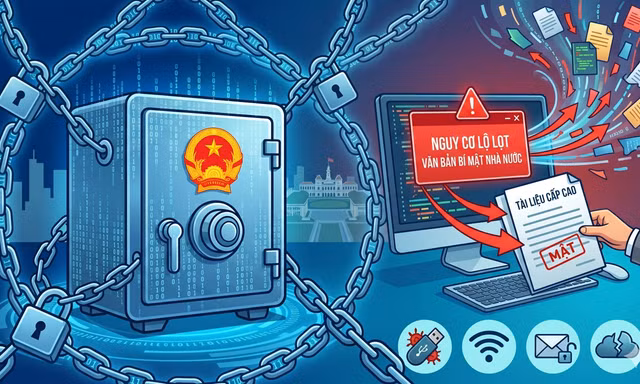 Hà Nội: Còn tình trạng chia sẻ tài liệu bí mật Nhà nước qua mạng xã hội