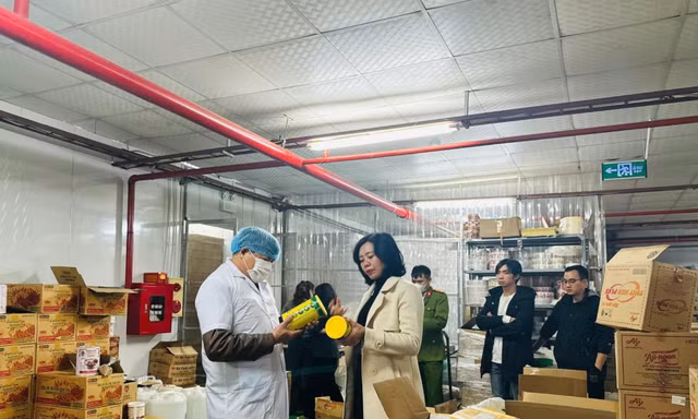 Hà Nội: Đình chỉ hoạt động một cơ sở sản xuất gia vị