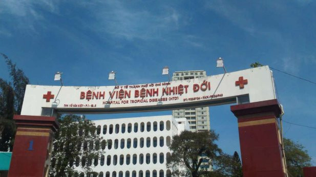 Bệnh viện Bệnh Nhiệt đới- nơi bệnh nhân T.K.H đang điều trị.