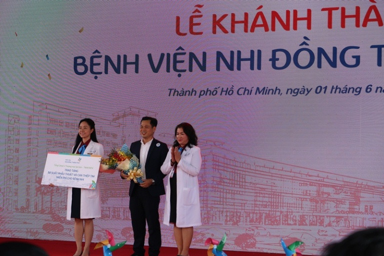 Bệnh viện nhi có sân đỗ trực thăng đi vào hoạt động ở TP. HCM