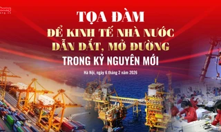 Sáng mai, Báo Tiền Phong tổ chức tọa đàm ‘Để Kinh tế Nhà nước dẫn dắt, mở đường trong kỷ nguyên mới’