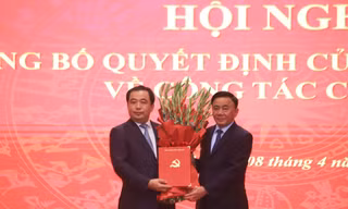 Ông Trần Đức Thắng giữ chức Bí thư Thành ủy Hà Nội