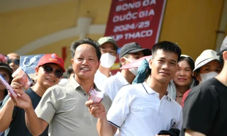 Sân Thiên Trường rực lửa trước trận Siêu cúp Bóng đá Quốc gia 2024/25 – Cúp THACO