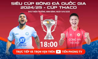 XEM TRỰC TIẾP: Siêu cúp Bóng đá Quốc gia 2024/2025 - Cúp THACO