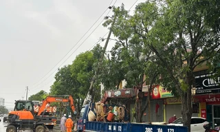 Xử lý sự cố mất điện ở Bắc Trung Bộ xong trước ngày 2/9