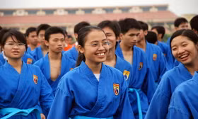 Võ đường Vovinam siêu "khủng" trong trường học