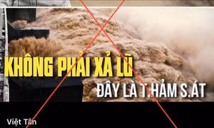Đừng để tin giả làm chúng ta hoang mang giữa lúc miền Trung đang khốn khó