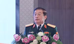 Không gian trưng bày của Bộ Quốc phòng tại Triển lãm thành tựu đất nước có nội dung đặc sắc, phong phú