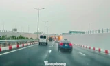 Hình ảnh xe qua nút giao ngầm trên cao tốc Cầu Giẽ - Ninh Bình vừa vận hành 
