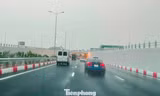 Hình ảnh xe qua nút giao ngầm trên cao tốc Cầu Giẽ - Ninh Bình vừa vận hành 