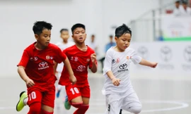 Giải bóng đá U9 toàn quốc 2025: Cơn mưa bàn thắng ngày khai màn