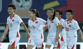 HIGHLIGHTS nữ Indonesia 0-7 nữ Việt Nam: Hiên ngang vào bán kết 