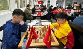 Nhà vô địch SEA Games 33 Bành Gia Huy so tài cùng Đại kiện tướng quốc tế tại Hà Nội